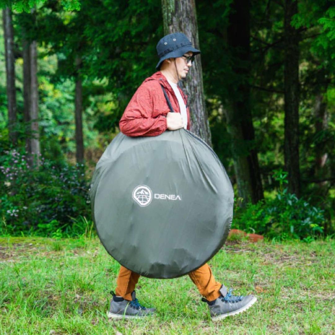 DENEAキャンプテント カーサイド オリーブグリーン