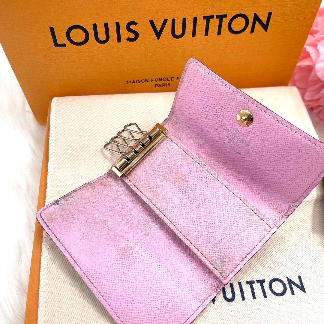 <良品>ルイヴィトン 　モノグラム　マルチカラー　キーケース　　4連 　861