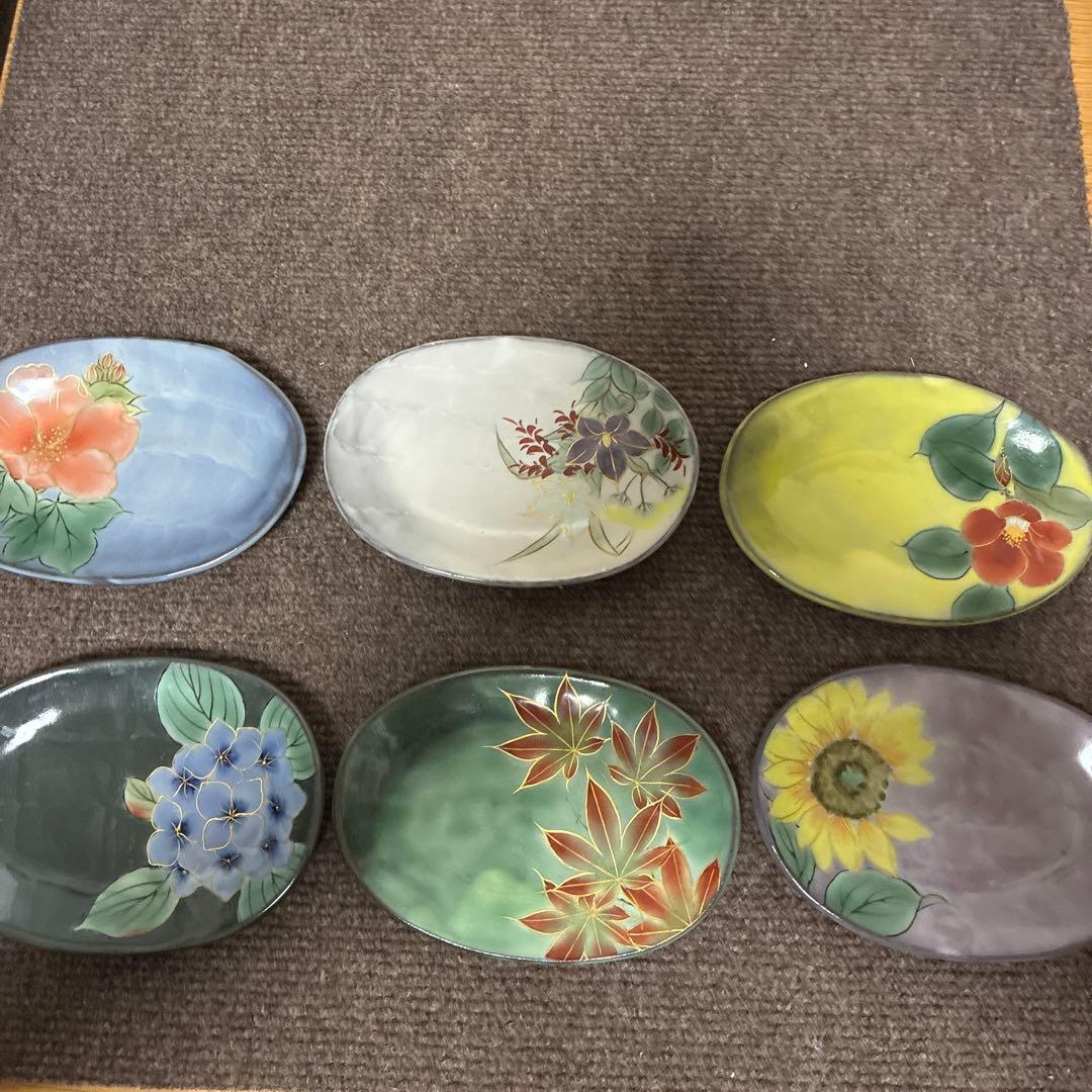 京焼　陶あん　銘々皿　6点セット