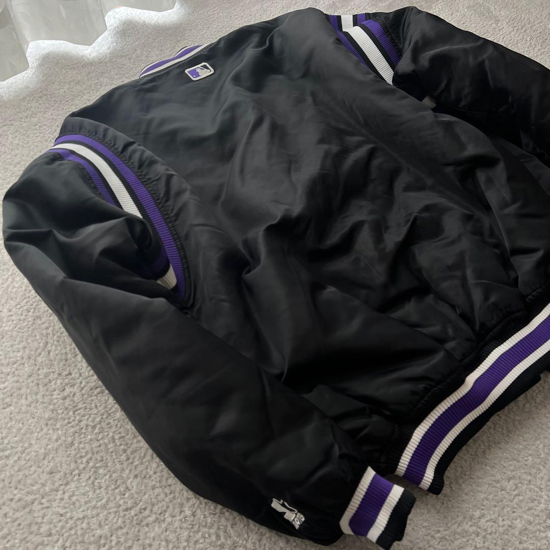 美品✨スターター　ロッキーズ　スタジャンMLB STARTER ダイアモンドＬ