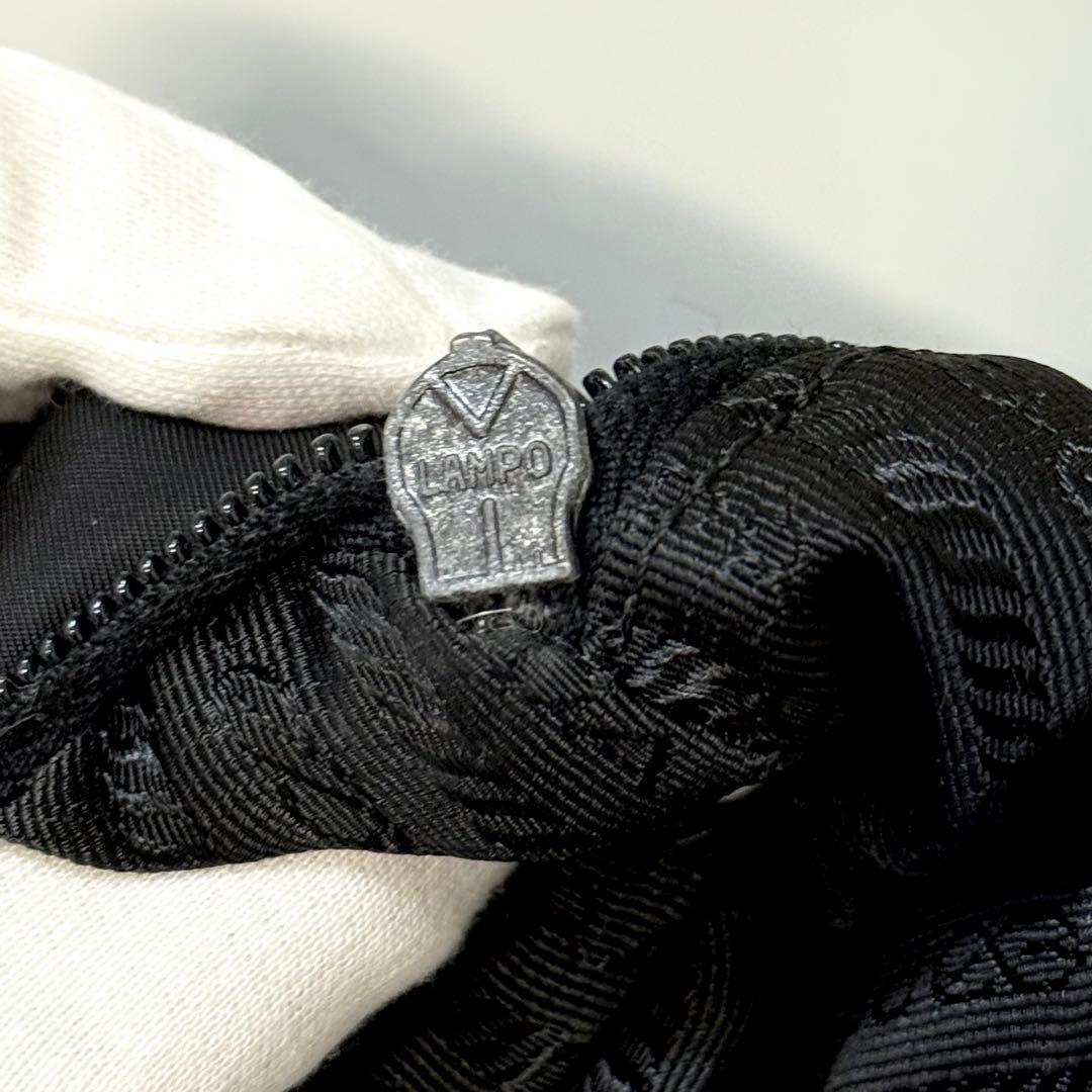 PRADA リュック 三角ロゴ ナイロン テスート レザー 黒 ブラック 巾着型