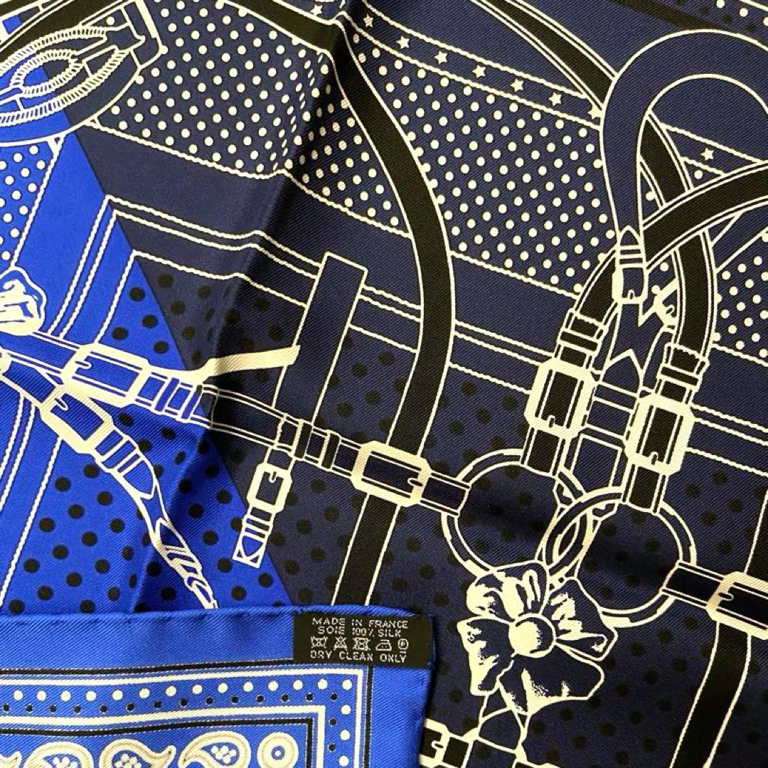 極美品 エルメス シルクスカーフ カレ55 グランマネージュ バンダナ