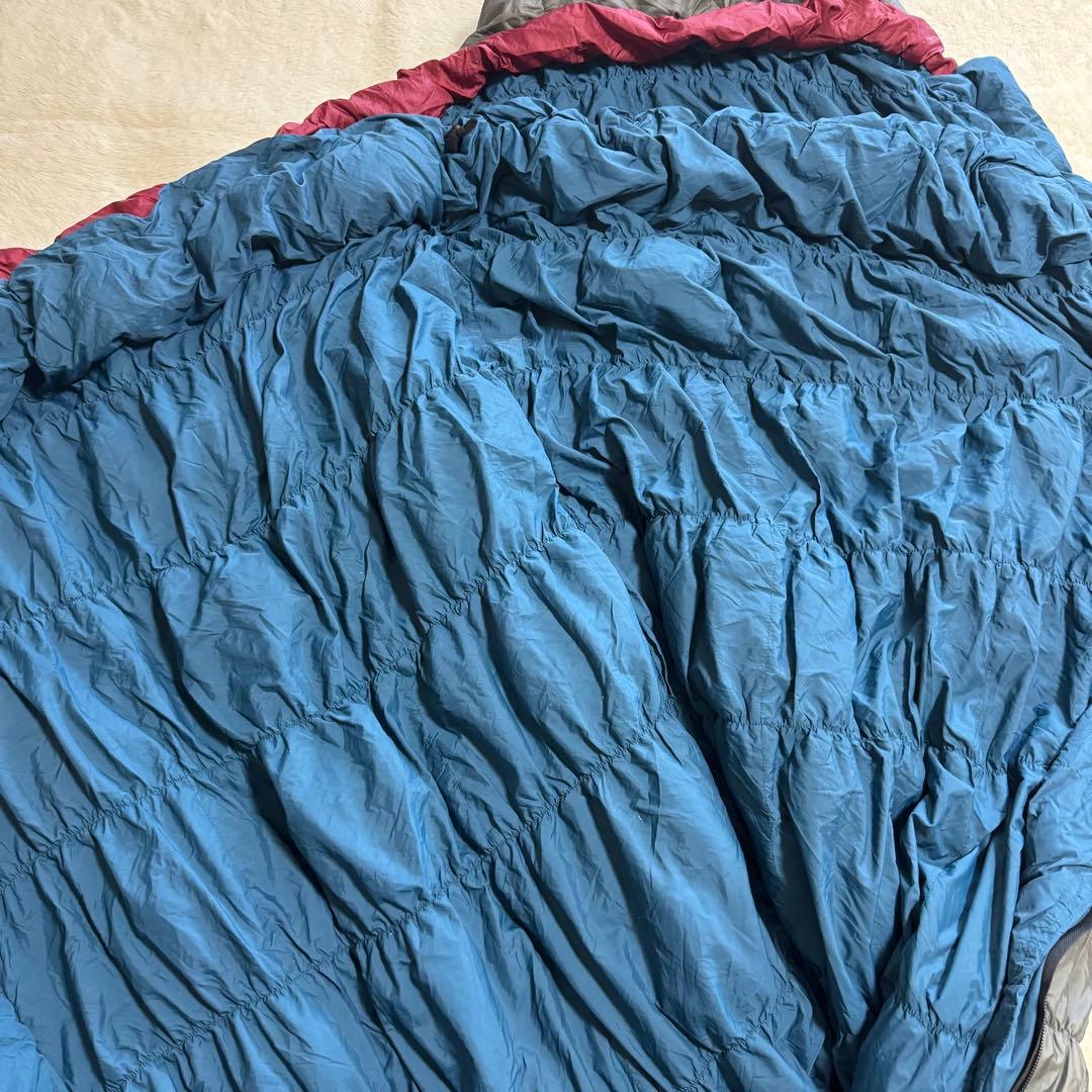 美品モンベル　スーパーストレッチダウンハガー#3 L/ZIP保存袋付