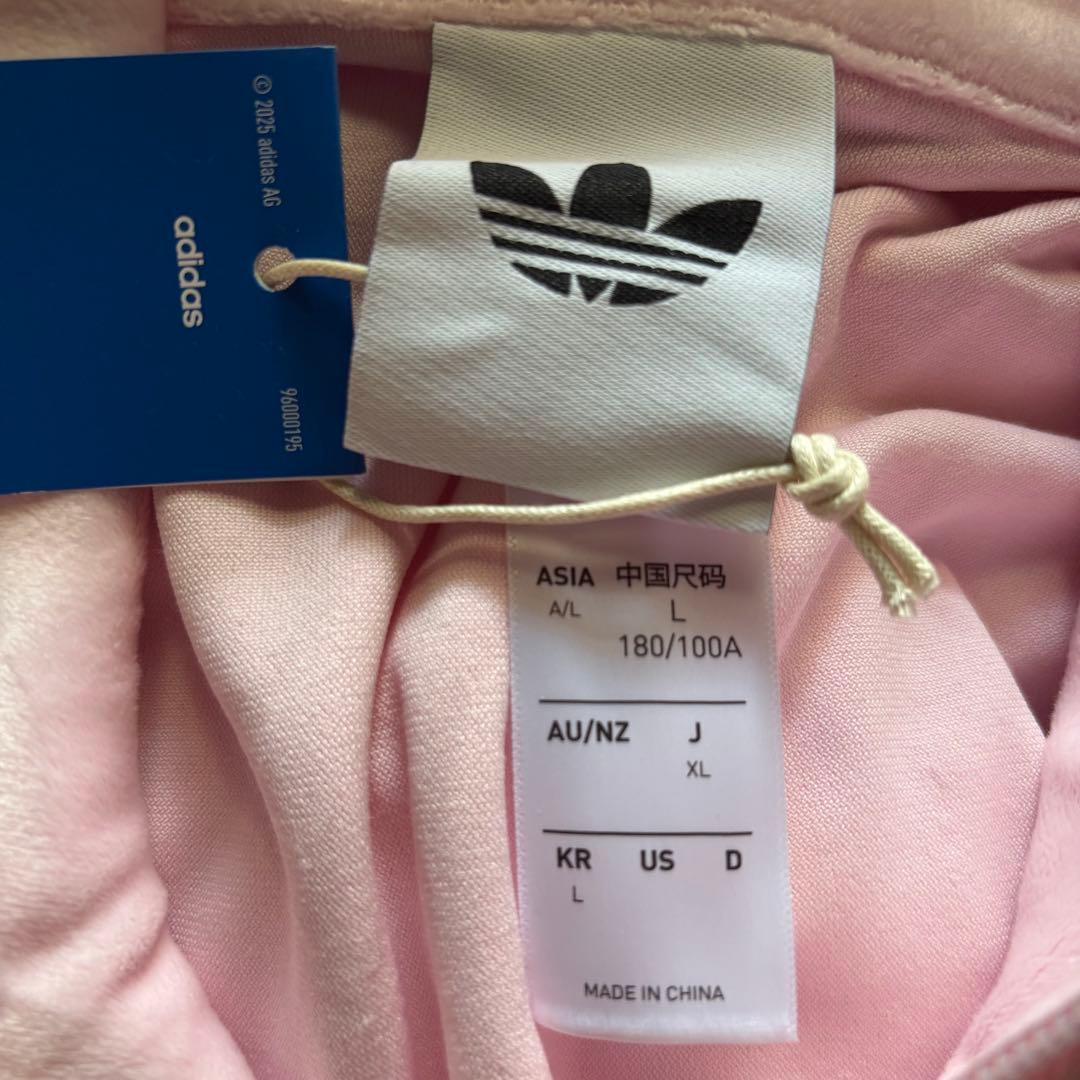 新品XL⭐️adidas × Snidel 別注 ベロア トラックトップ ピンク - メルカリ