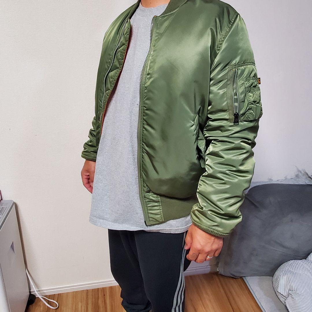 Alpha Industries MA-1ジャケット Mサイズ定番グリ