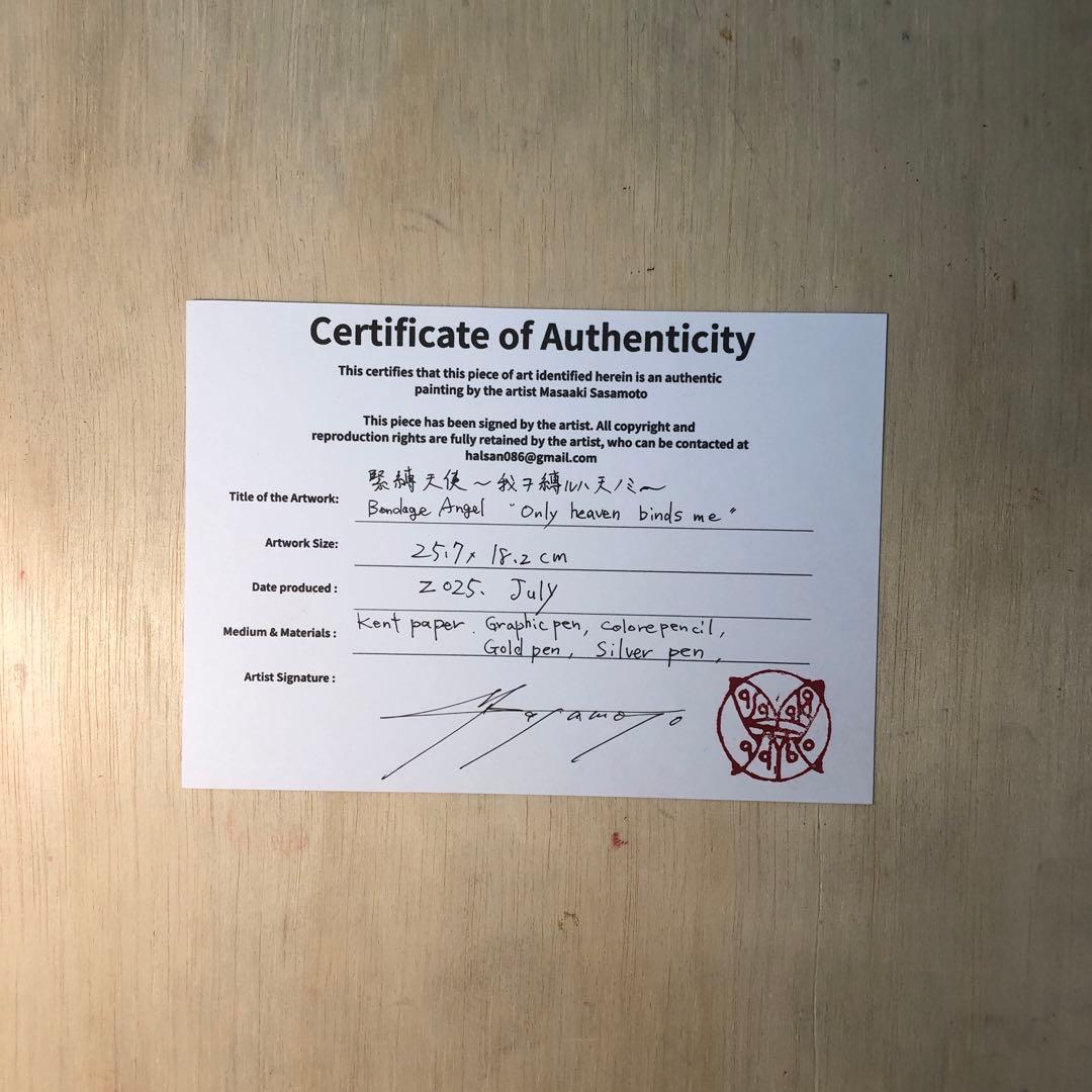 緊縛天使〜我ヲ縛ルハ天ノミ〜 【肉筆画】