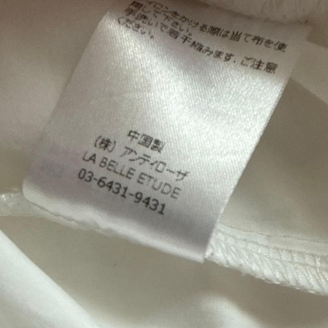 la belle etude 裾バルーンボリュームシャツワンピース