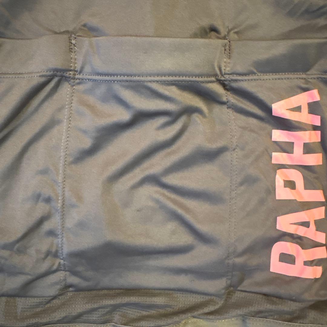 Rapha サイクルジャージ グレー/ブラック/ピンク - メルカリ