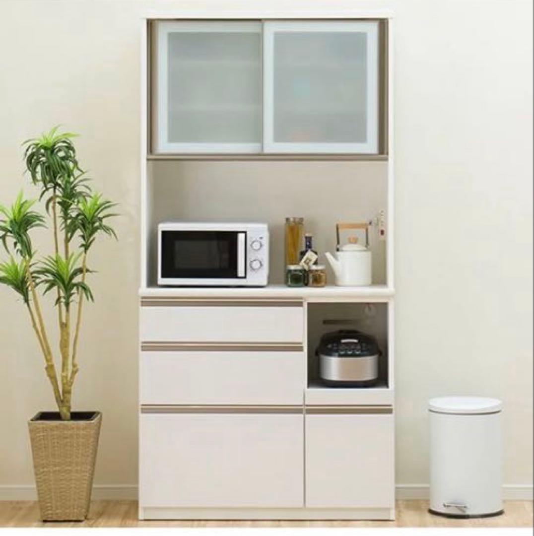 値下げ】ニトリ キッキンボード アルミナ2 140KB WH【10/18まで