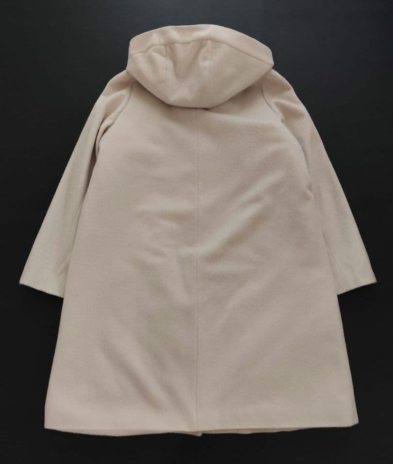 Reflect リフレクト 裏キルト ウール フーディー コート L