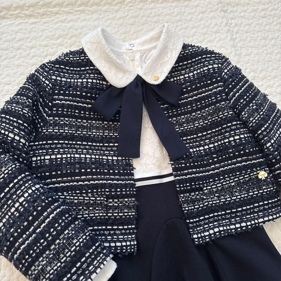 ケイトスペード キッズ フォーマル 入学式 120 ジャケット ワンピース