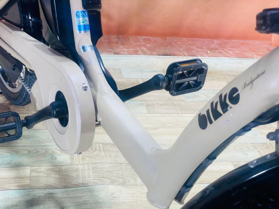 超人気！BIKKE ビッケ13AH！⭐️ブリヂストン子供乗せ電動自転車Y3072