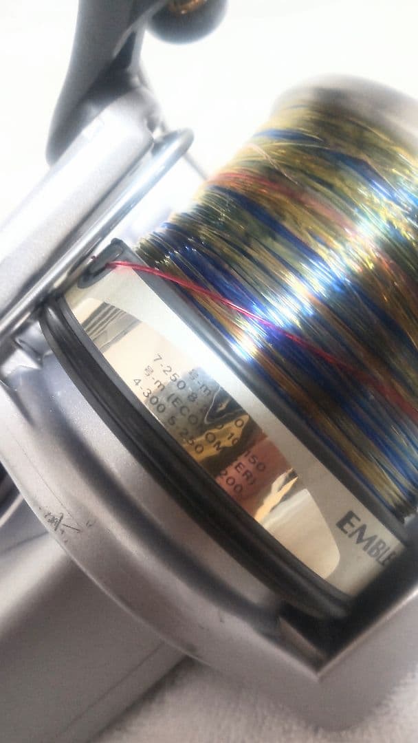 ダイワエンブレムX5000T遠投カゴ釣り専用リール！新品ライン10号付