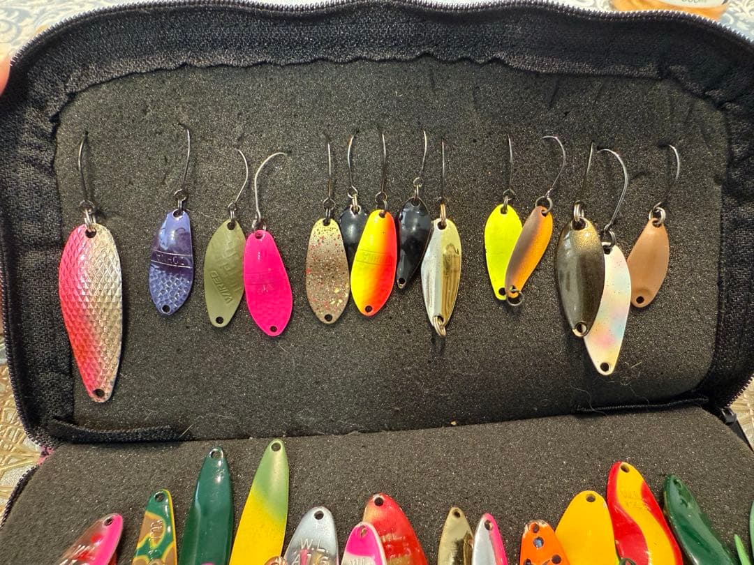 【大セール】エリアトラウト　川釣り　スプーン100枚以上