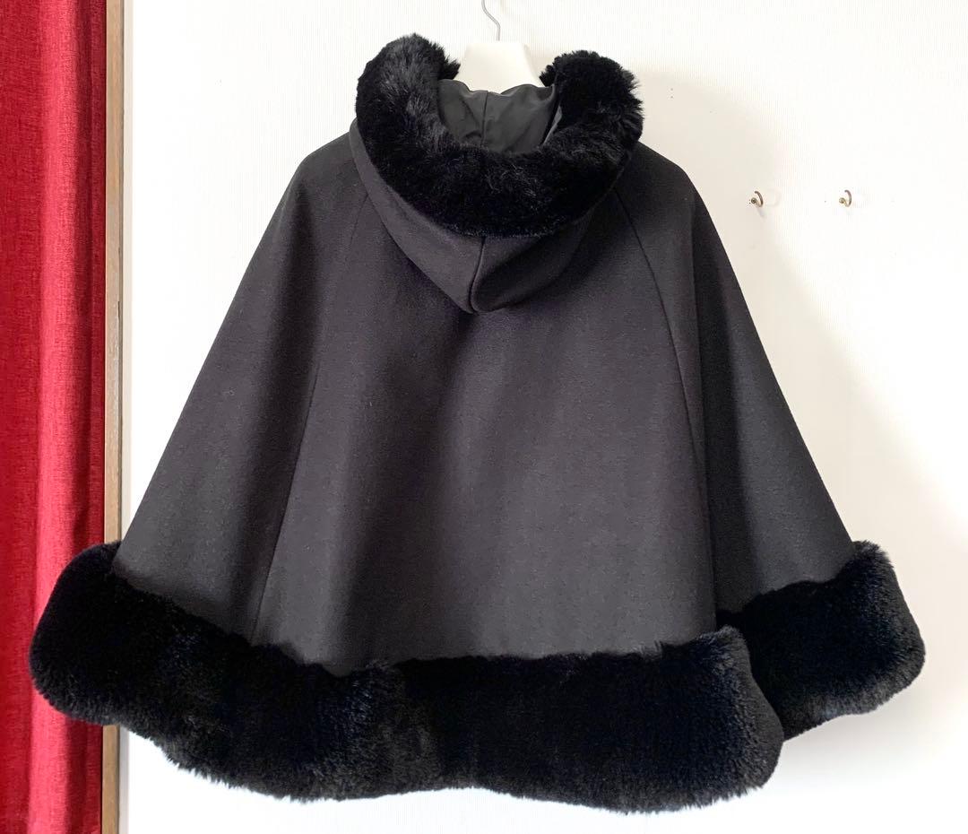 ボリュームファーフードケープコート　Princess Melody MARS