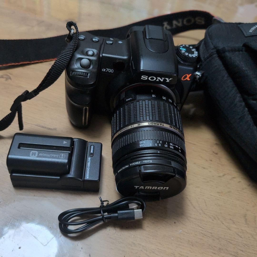 SONY α700 デジタル一眼レフカメラ TAMRONレンズ付き