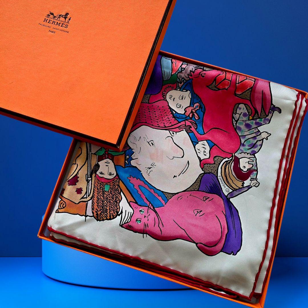 HERMES エルメス　morphoses　メタモルフォーゼ 　カレ９０