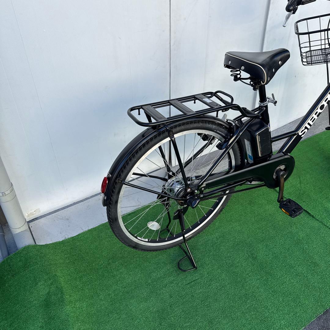 ブリヂストンSTEPCRUZアルベルト新型電動アシスト自転車26インチ ブラック