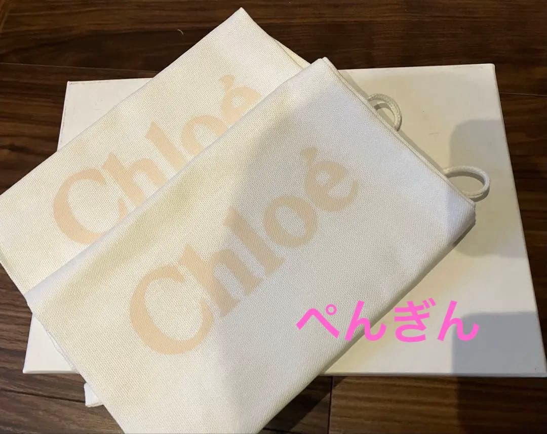 クロエ♡Chloe♡フラットミュールサンダル♡ピンク♡37サイズ♡箱・巾着付き