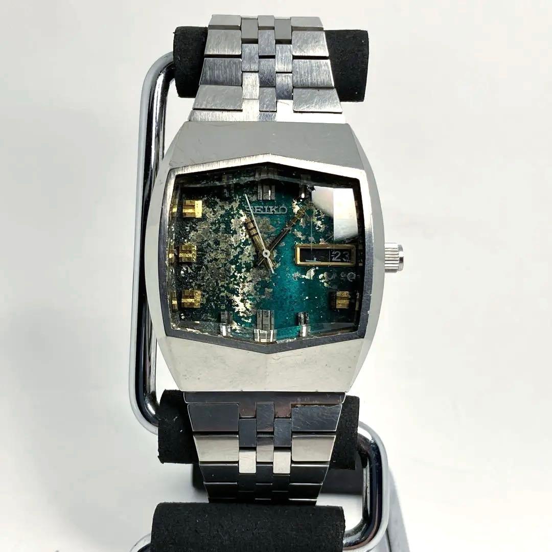 ジャンク 不動 キングセイコーバナックスペシャル 5256-5000 グリーン