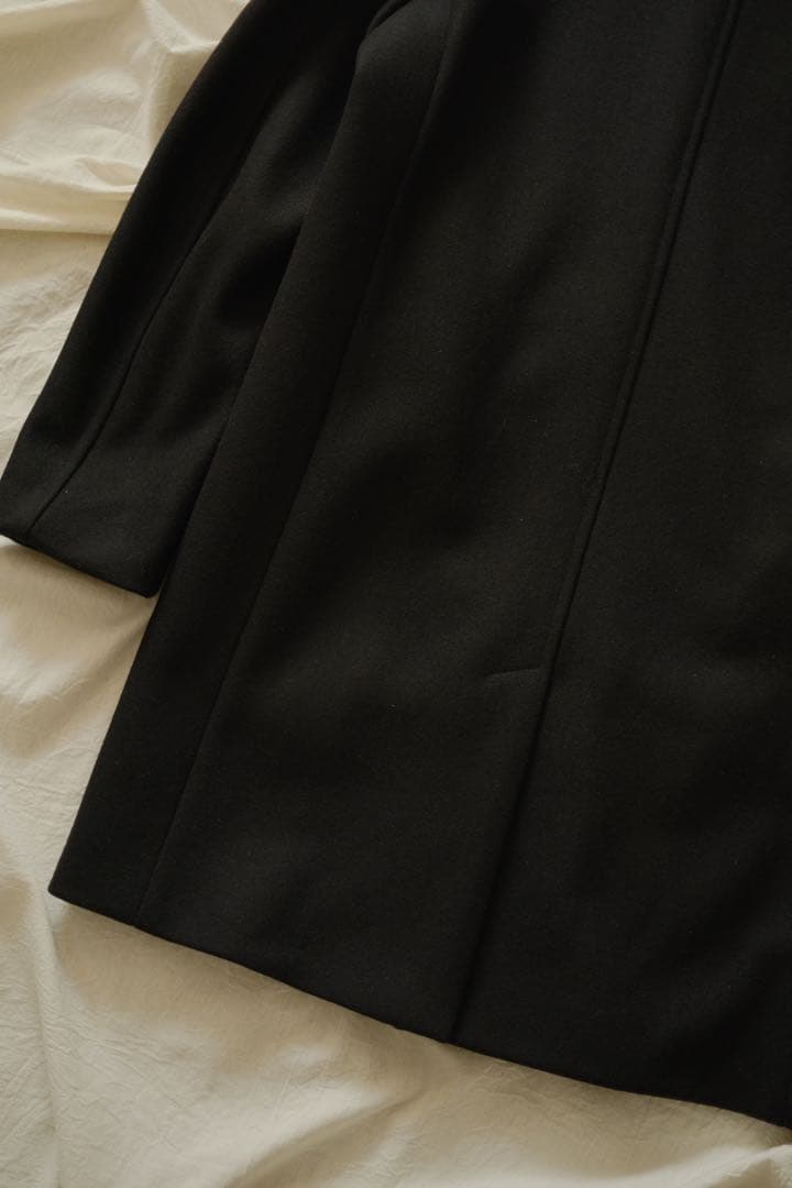 希少 極美品 プライベートホワイト ウールステンカラーコート