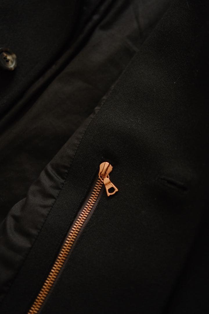 希少 極美品 プライベートホワイト ウールステンカラーコート