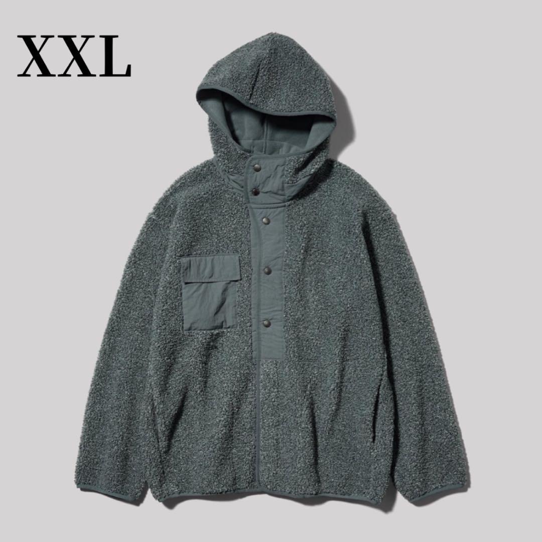 GU ENGINEERED GARMENTS ボアフリーススナップパーカ XXL - メルカリ