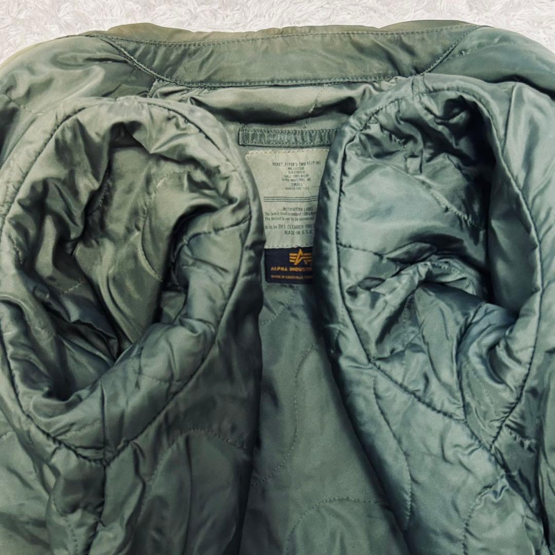 希少 90s ALPHA CWU-45 USA製 フライトジャケット ベルクロ