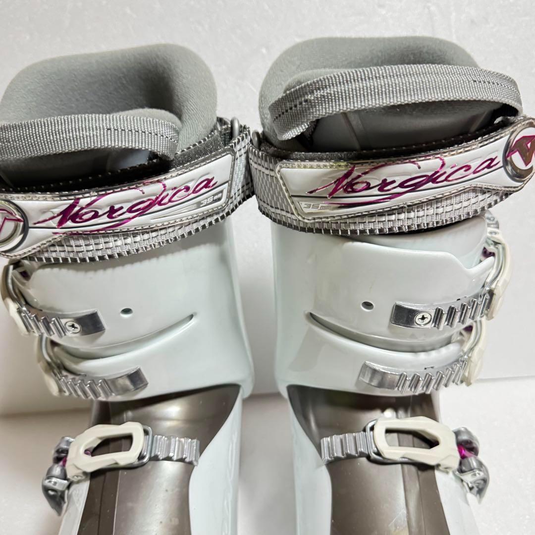25cm Nordica スキーブーツ 295mm ホワイト/グレー/ピンク