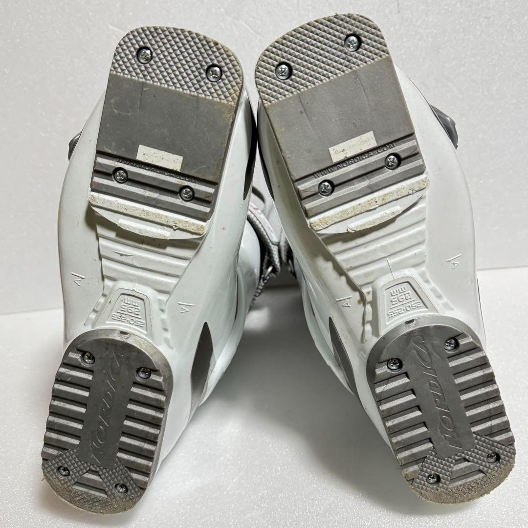 25cm Nordica スキーブーツ 295mm ホワイト/グレー/ピンク