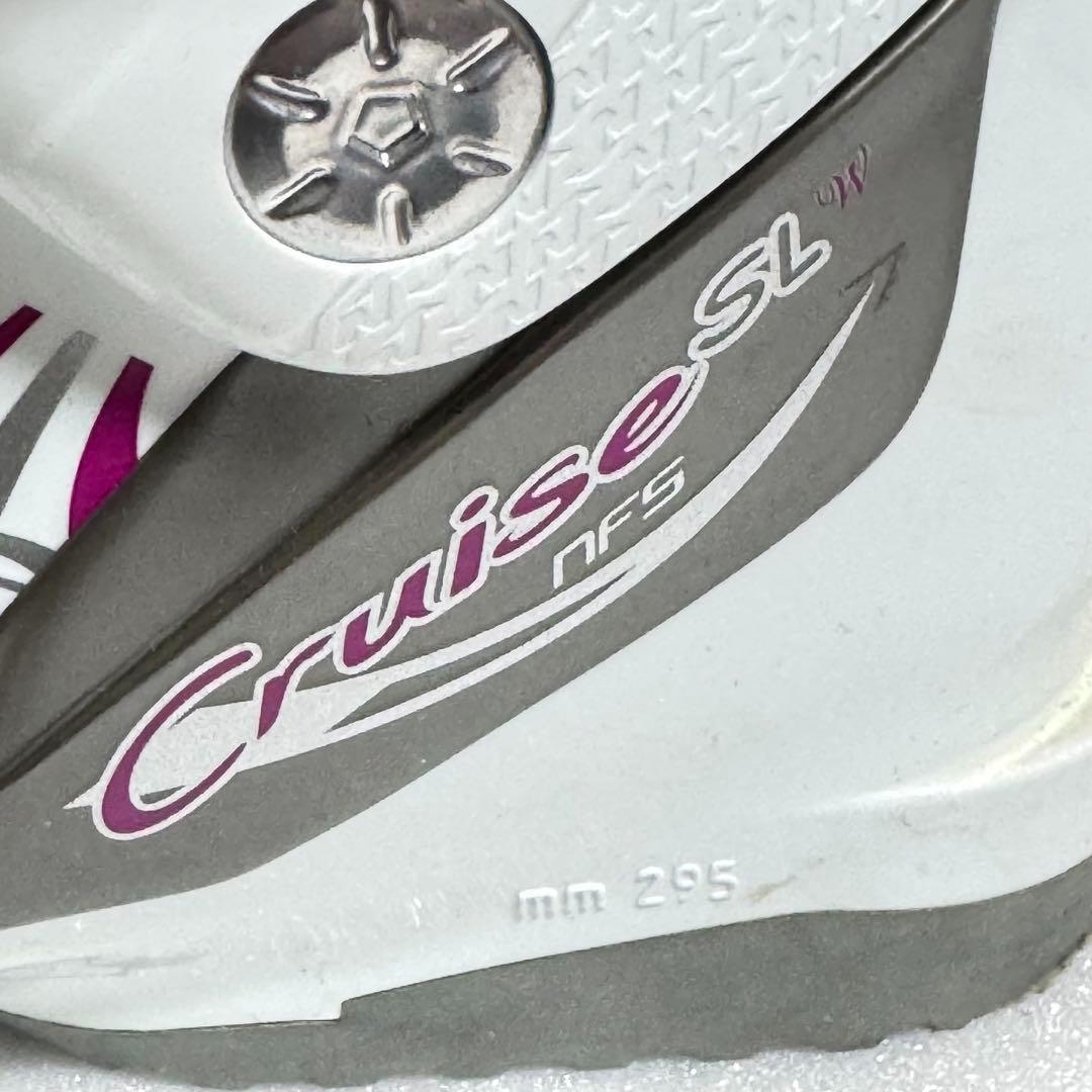 25cm Nordica スキーブーツ 295mm ホワイト/グレー/ピンク