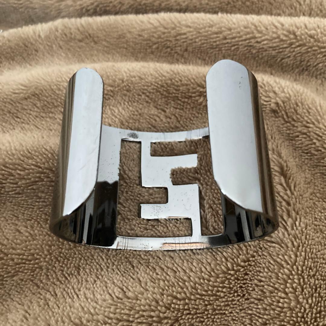 【中古】 Fendi フェンディ ブレスレット バングル FF FFブレスレット