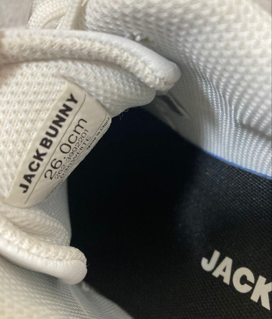 新品 パーリーゲイツ ジャックバニー AIR SOLEシューズ 白 26cm - メルカリ