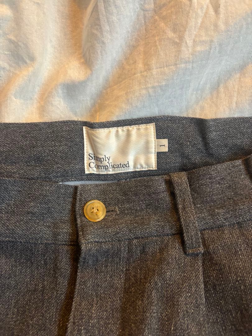 simplycomplicated スラックスカーゴパンツ