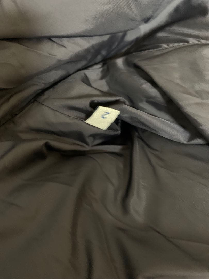 MONCLER ネイビー　ダウンジャケット フード付きaffton アフトン