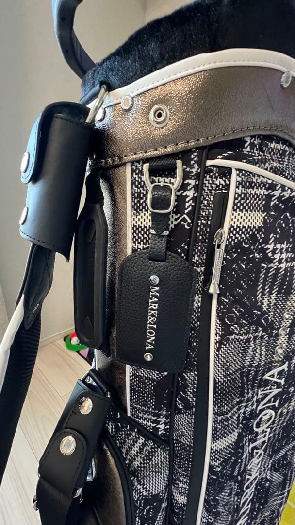 ちょっと訳ありMARK&LONA スカルデザイン ゴルフバッグ
