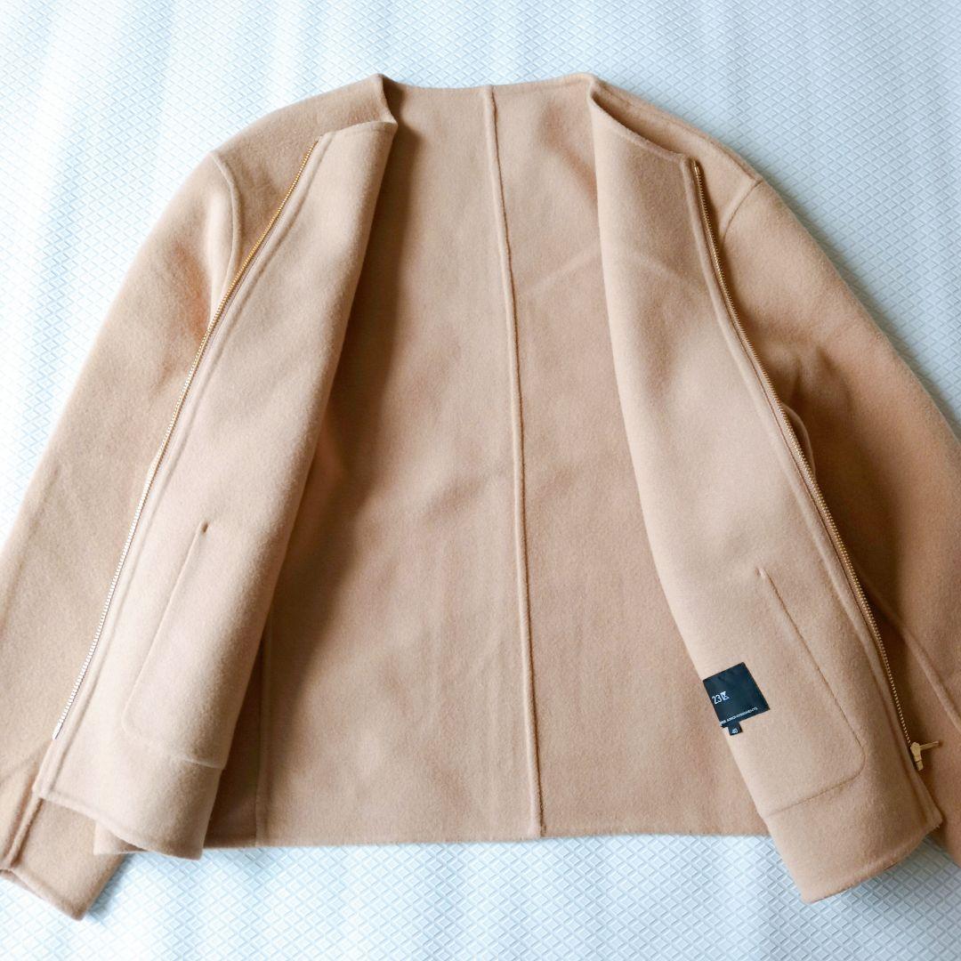 美品 23区 ウールリバー ショートコート 蛯原友里さん着用 40 Lサイズ