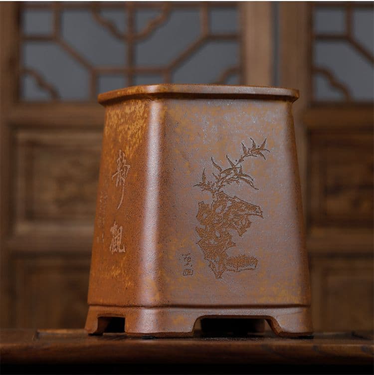 多肉植物鉢 紫砂鉢 盆栽鉢 植木鉢 小品盆栽鉢 大品盆栽鉢｜