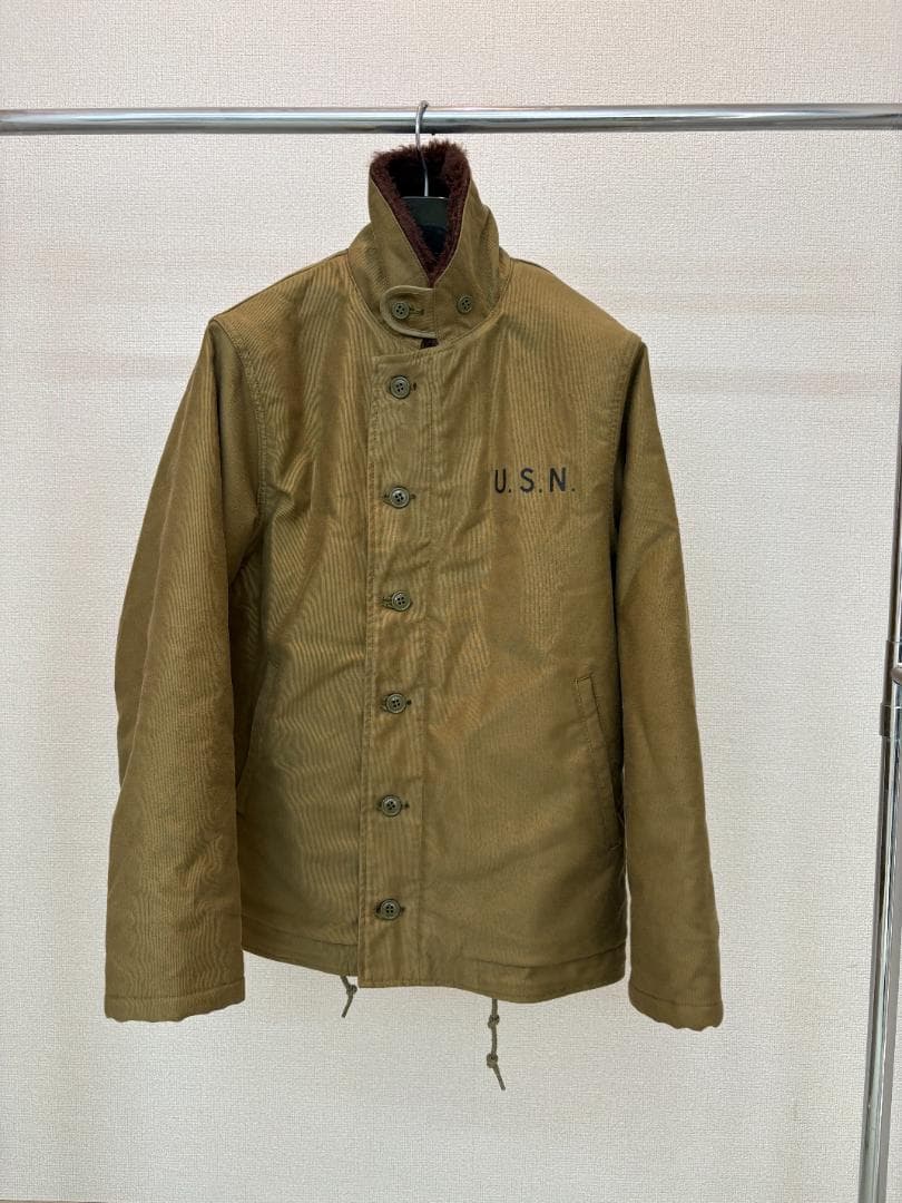 HOUSTON ヒューストン アルパカ N-1 デッキジャケット 38