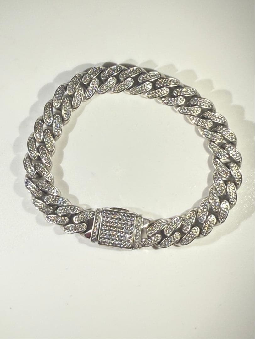 AVALANCHE アバランチ　シルバー マイアミブレスレットメンズブレスレット