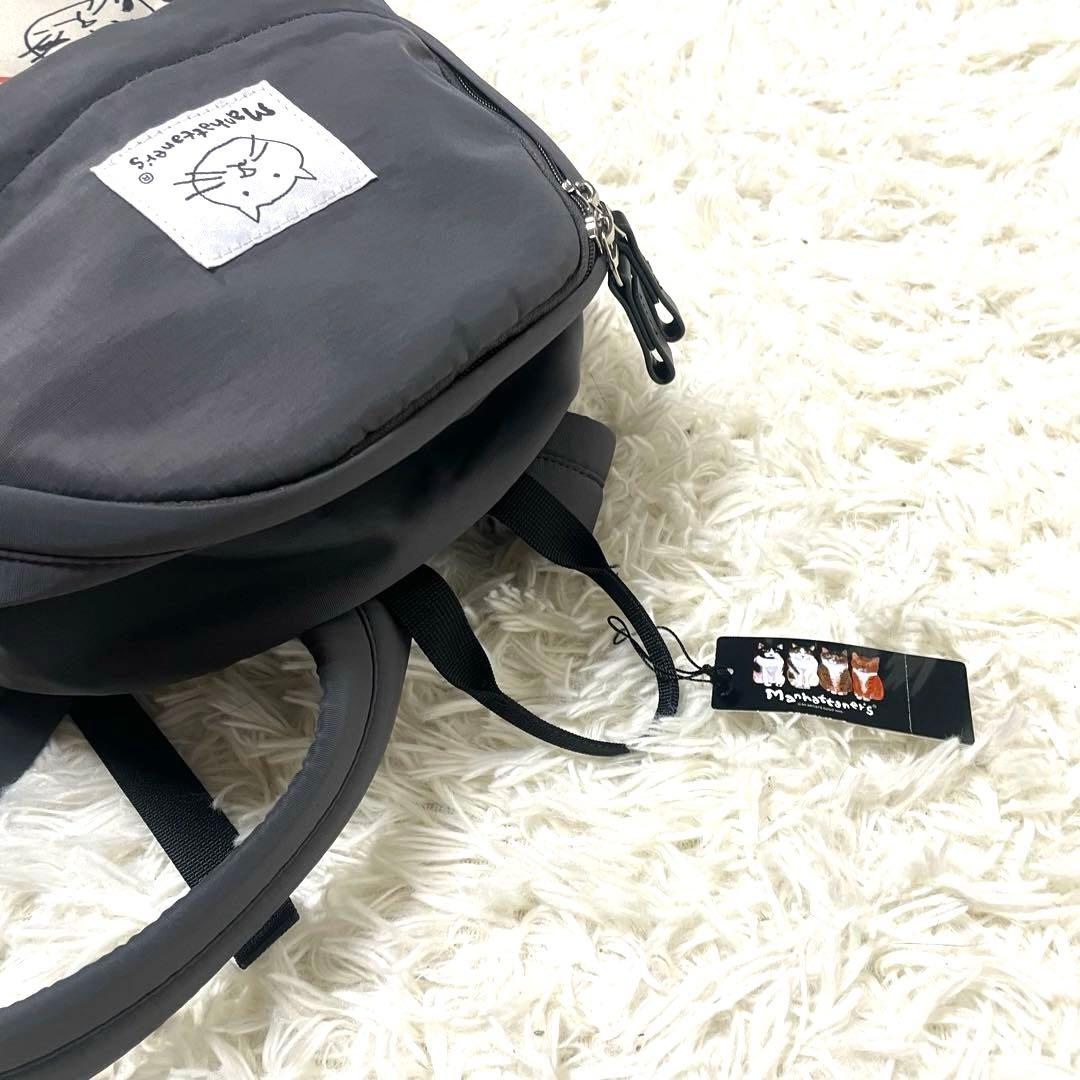 新品未使用　マンハッタナーズ リュックサック 猫柄 超軽量　現行品