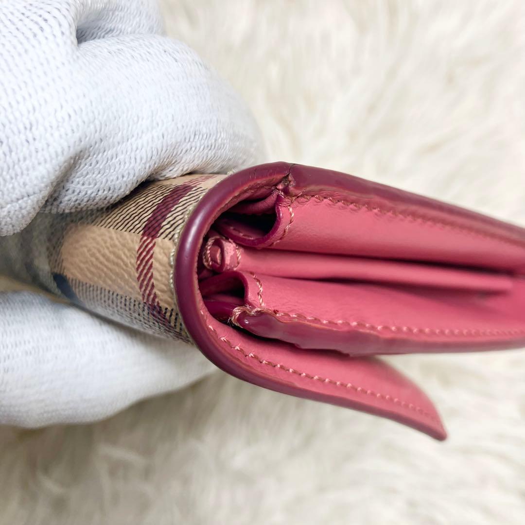 Burberry バーバリー ロングウォレット ノバチェック シャドーホース