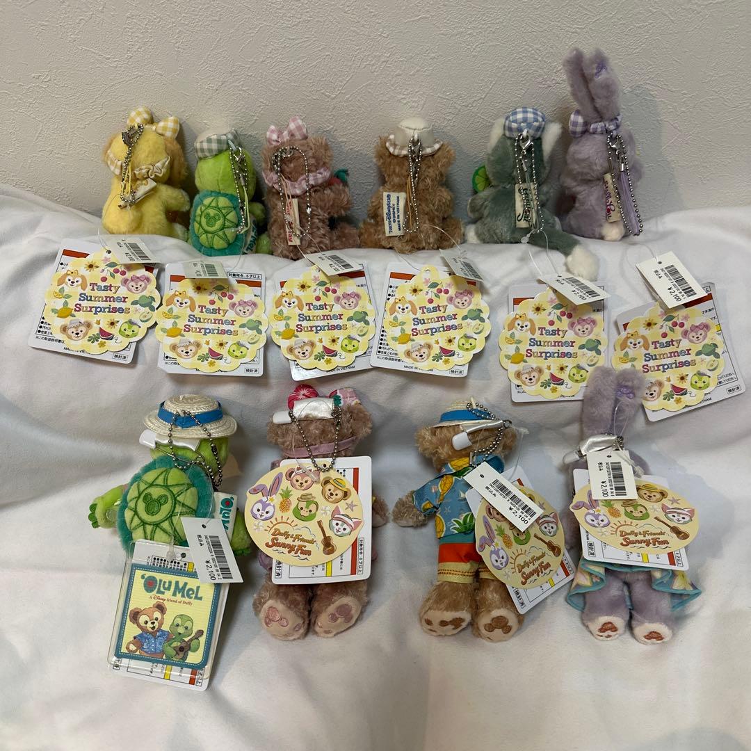 ダッフィー & フレンズ ストラップ付きぬいぐるみ 10体セット