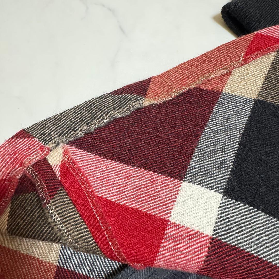 美品 BLUE LABEL CRESTBRIDGE チェック切替ワンピース 38