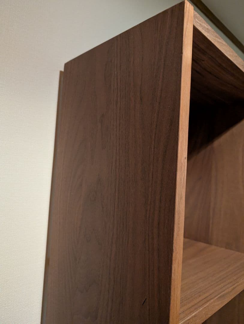 《送料込》無印良品 スタッキングシェルフ 5×2 ウォールナット 棚 木製家具