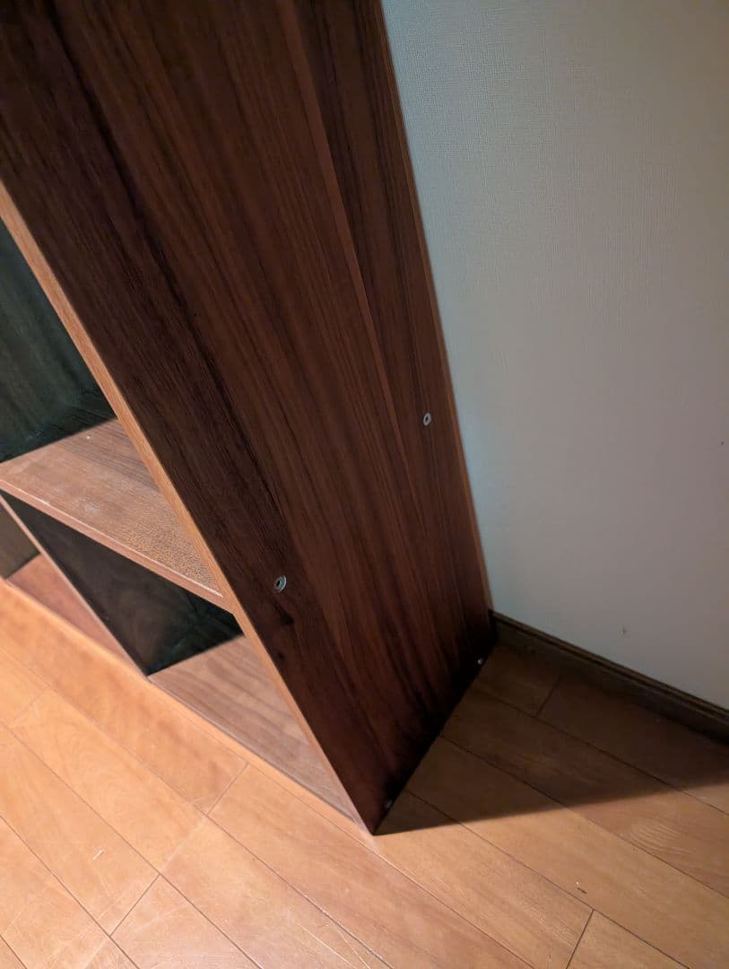 《送料込》無印良品 スタッキングシェルフ 5×2 ウォールナット 棚 木製家具