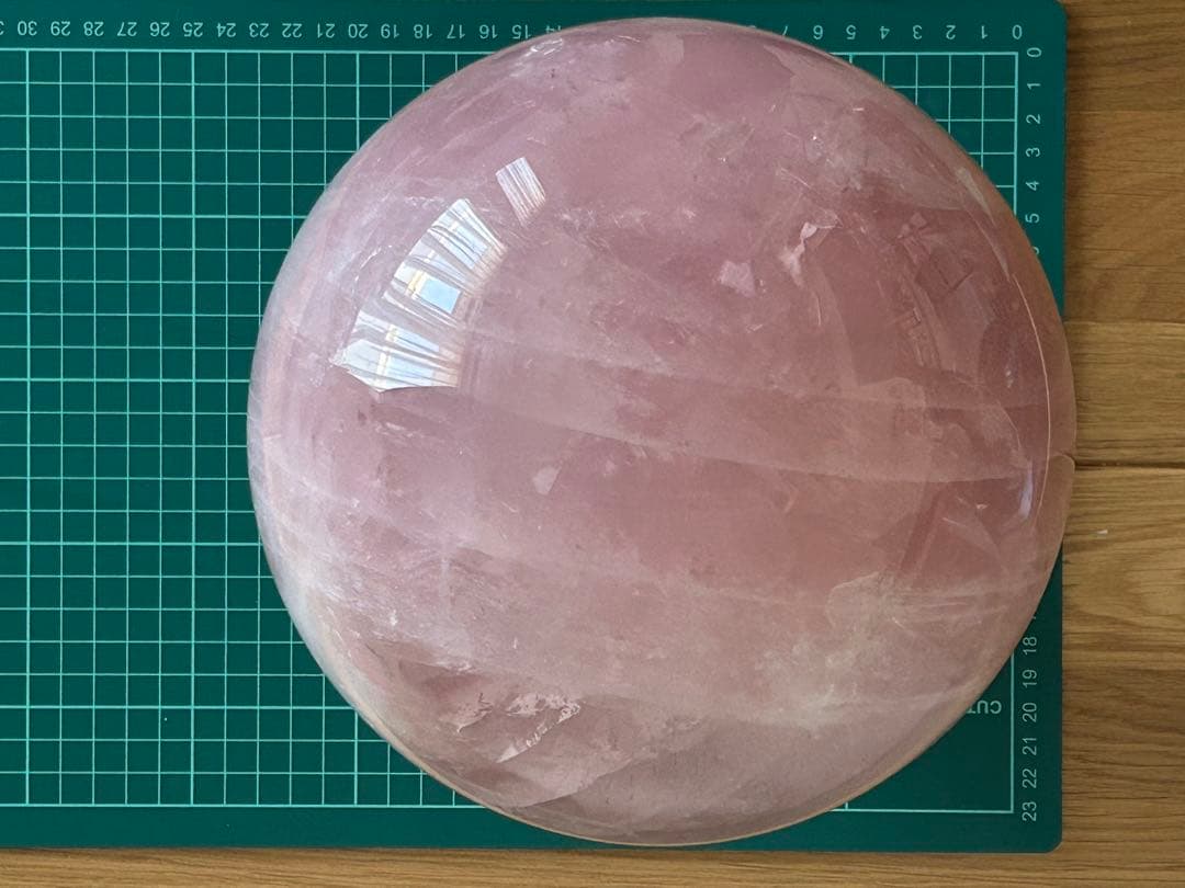 ✨かおりちゃん様ご確認用✨ローズクォーツ 特大 丸玉-低価格
