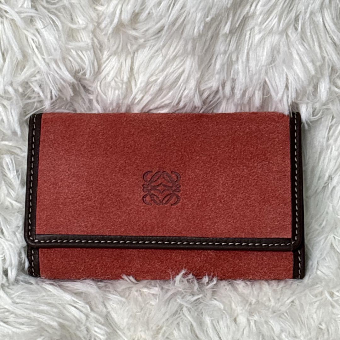 LOEWE 新品　スエードキーケース 6連　レディース