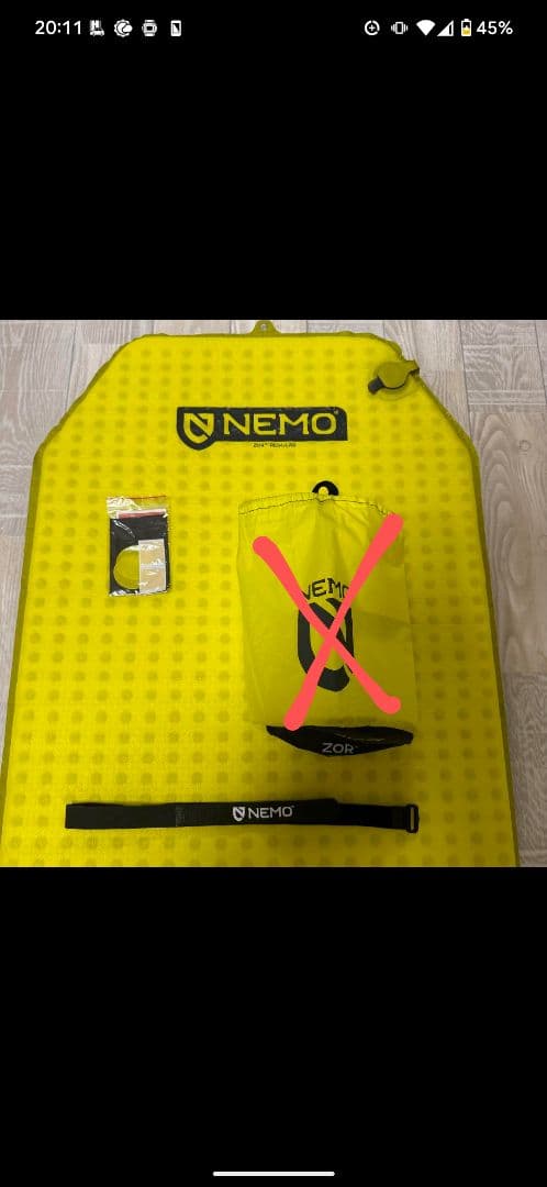 ニーモ　ゾア　レギュラー　NEMO equipment ZOR regular