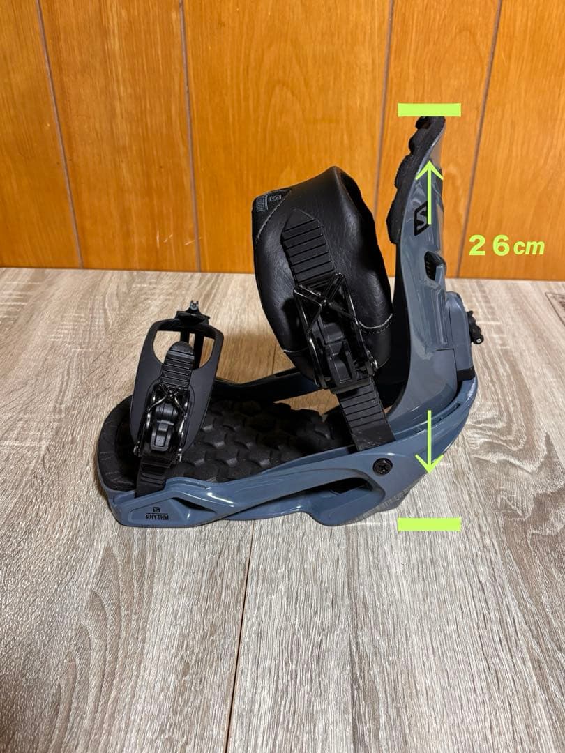 Salomon スノーボードビンディング Ｓサイズ グレー/ブラック